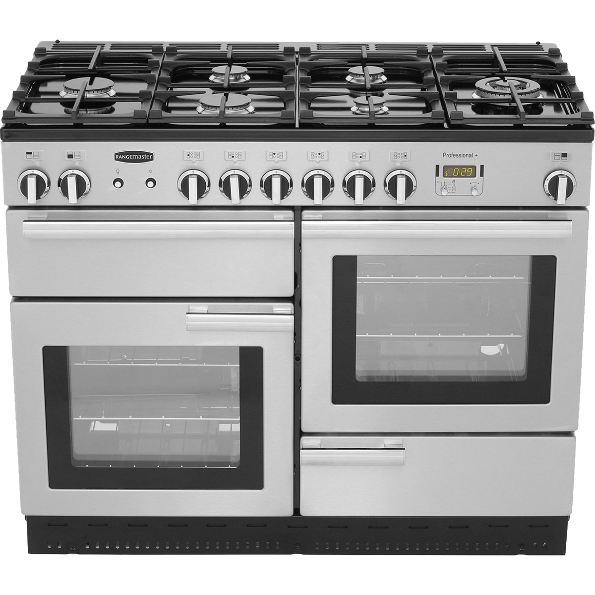 Rangemaster Professional Plus PROP110NGFSS-C 110cm Gas Range Cooker - Stainless Steel - A+-A+ Rated