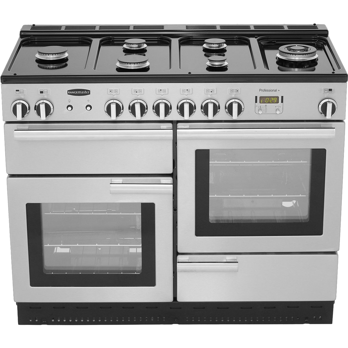 Rangemaster Professional Plus PROP110NGFSS-C 110cm Gas Range Cooker - Stainless Steel - A+-A+ Rated