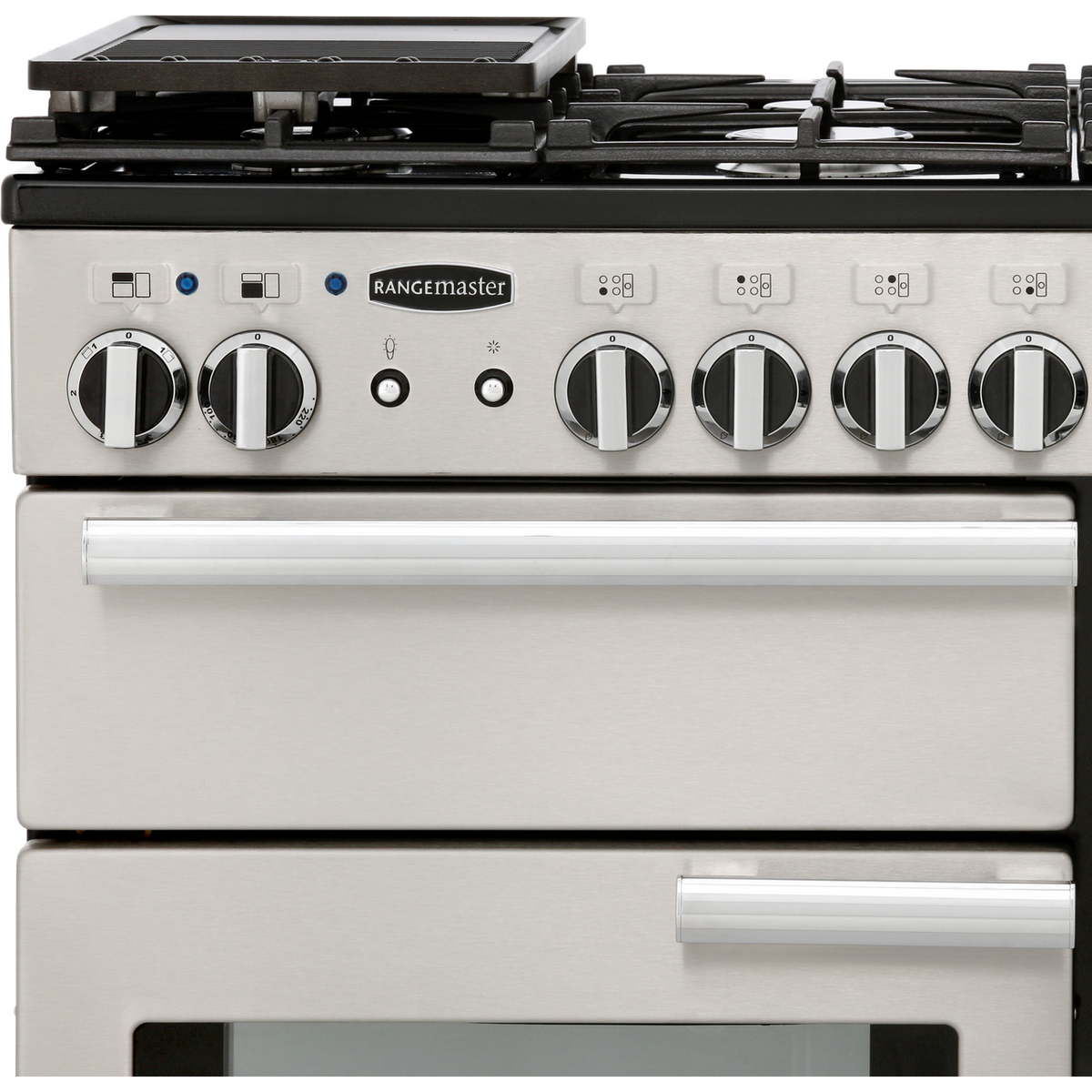 Rangemaster Professional Plus PROP90DFFSS-C 90cm Dual Fuel Range Cooker - Stainless Steel - A-A Rated