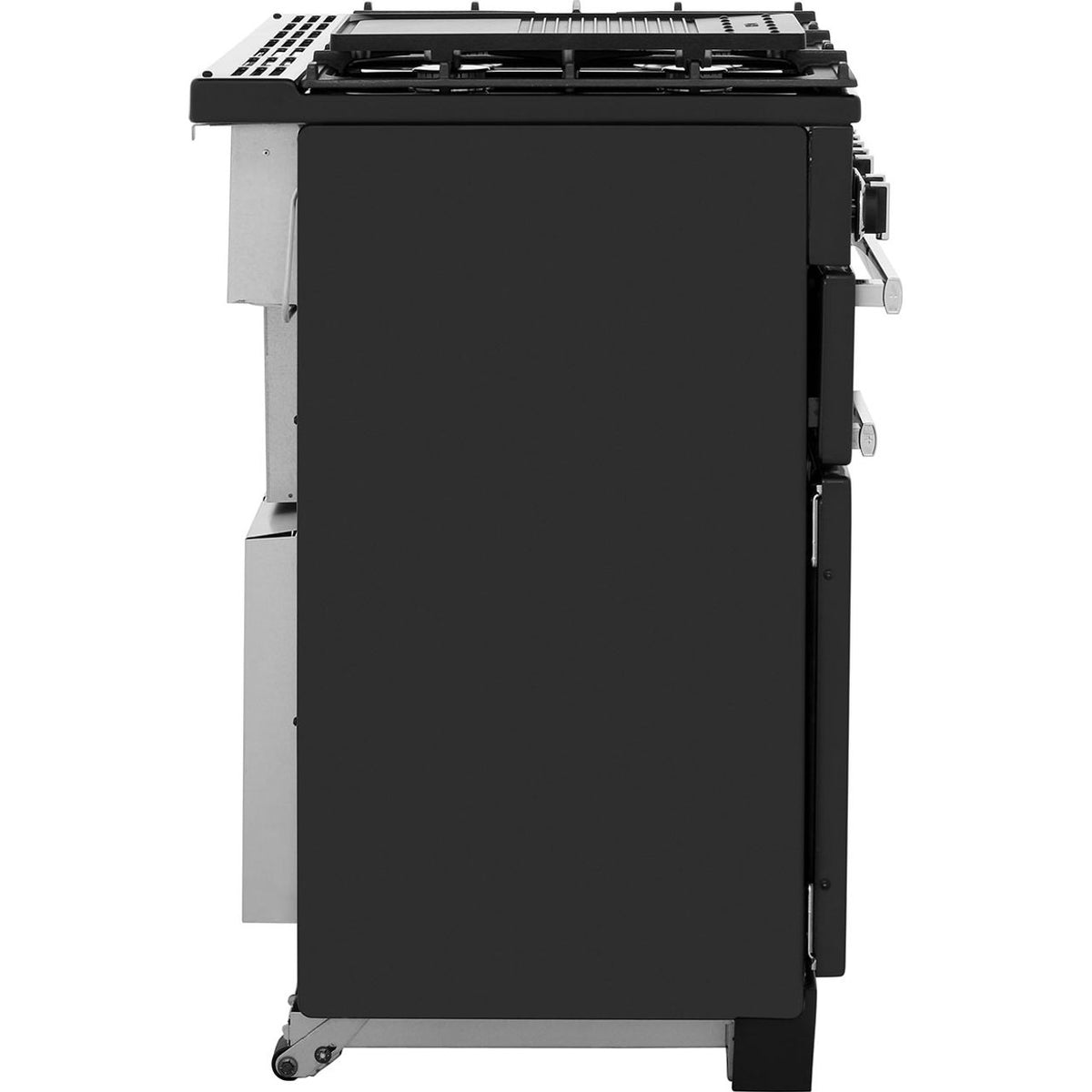 Rangemaster Professional Plus PROP90NGFGB-C 90cm Gas Range Cooker with Electric Fan Oven - Black - A+-A Rated