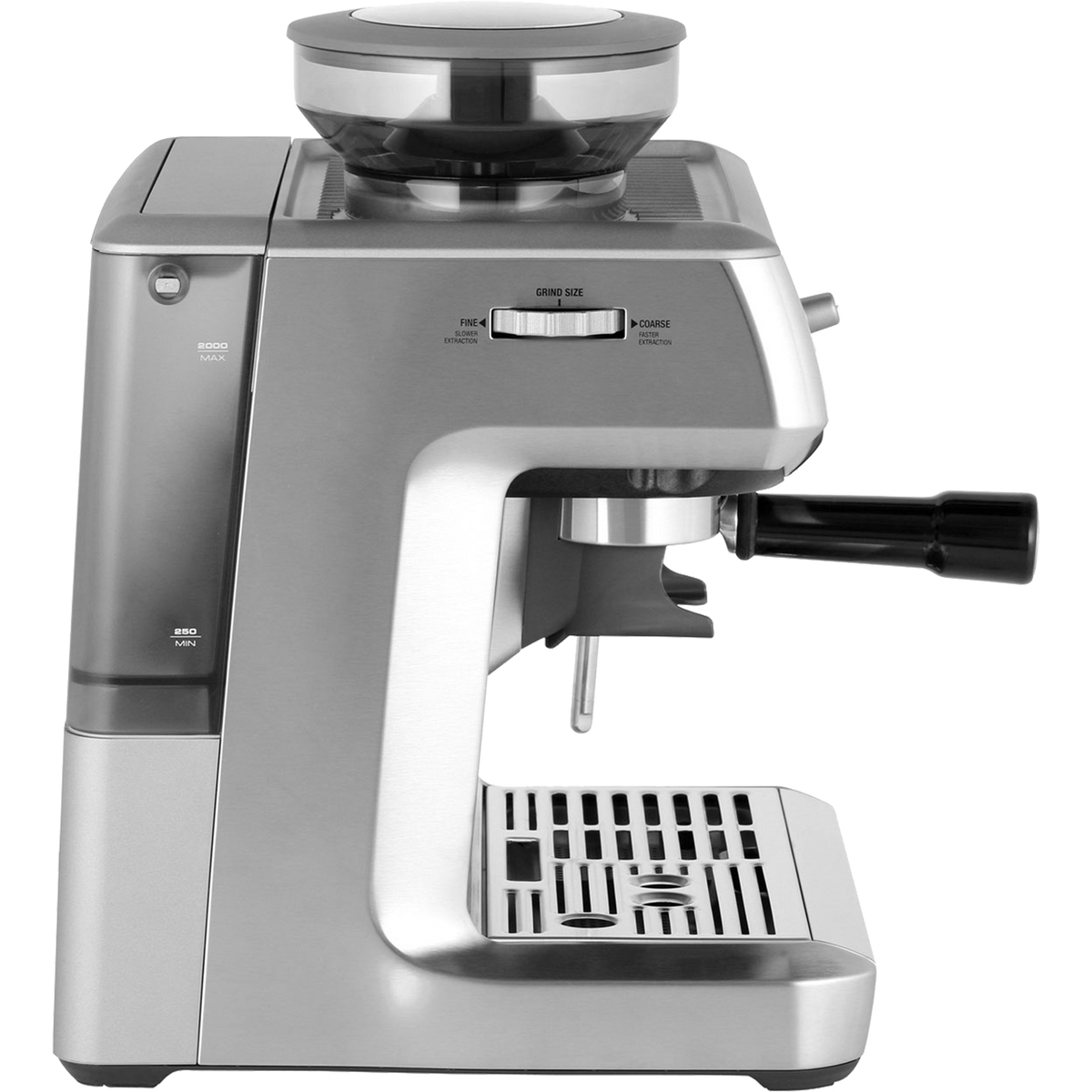 Sage The Barista Express BES875UK Espresso Coffee Machine with Integrated Burr Grinder - Brushed Steel