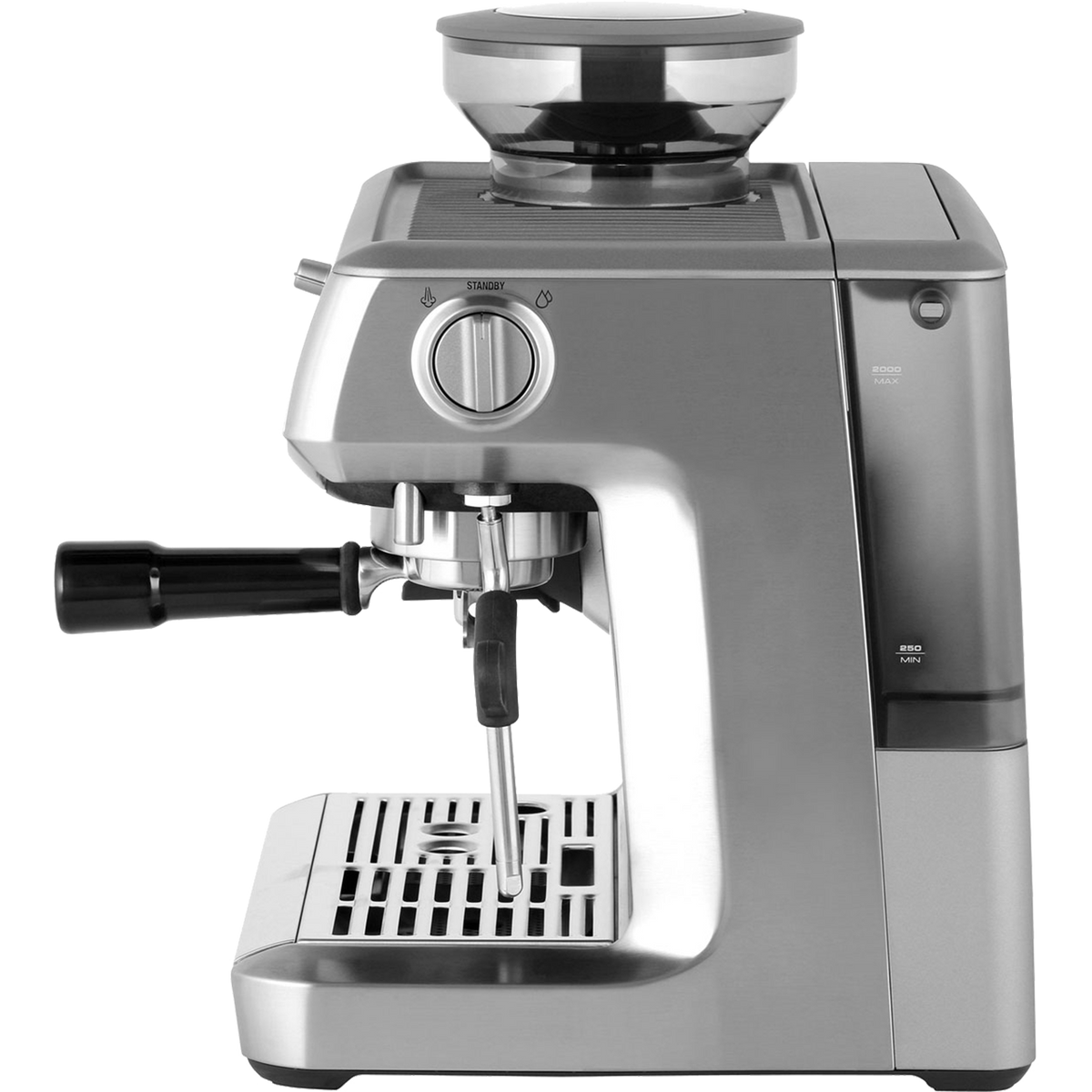 Sage The Barista Express BES875UK Espresso Coffee Machine with Integrated Burr Grinder - Brushed Steel