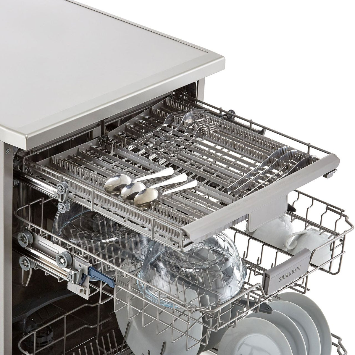 Samsung Series 6 DW60M6050FS Standard Dishwasher - Stainless Steel - E Rated