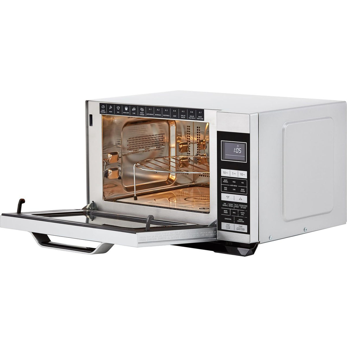 Sharp R861SLM 25 Litre Combination Microwave Oven - Silver