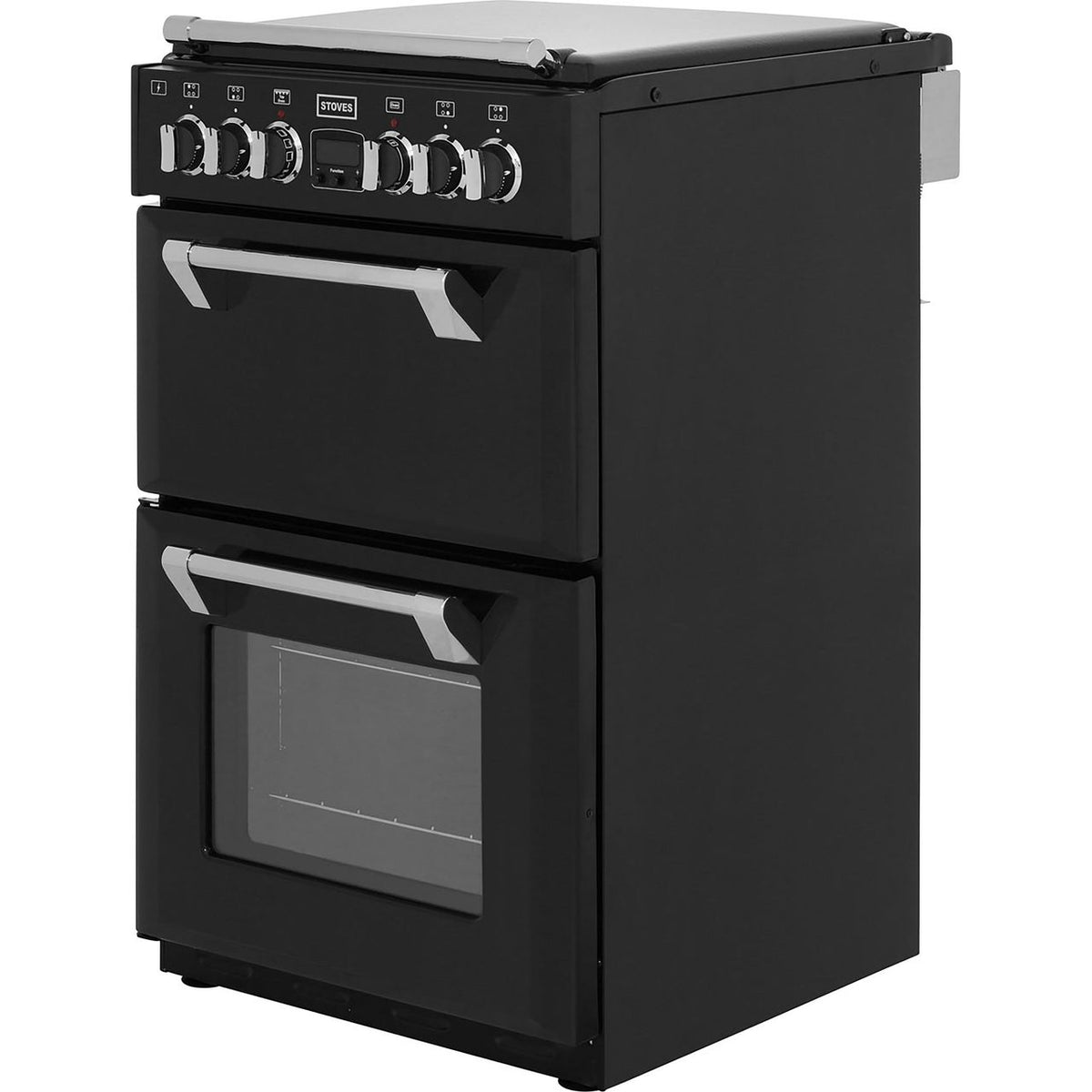 Stoves Mini Range RICHMOND550DFW 55cm Dual Fuel Cooker - Black - A-A Rated