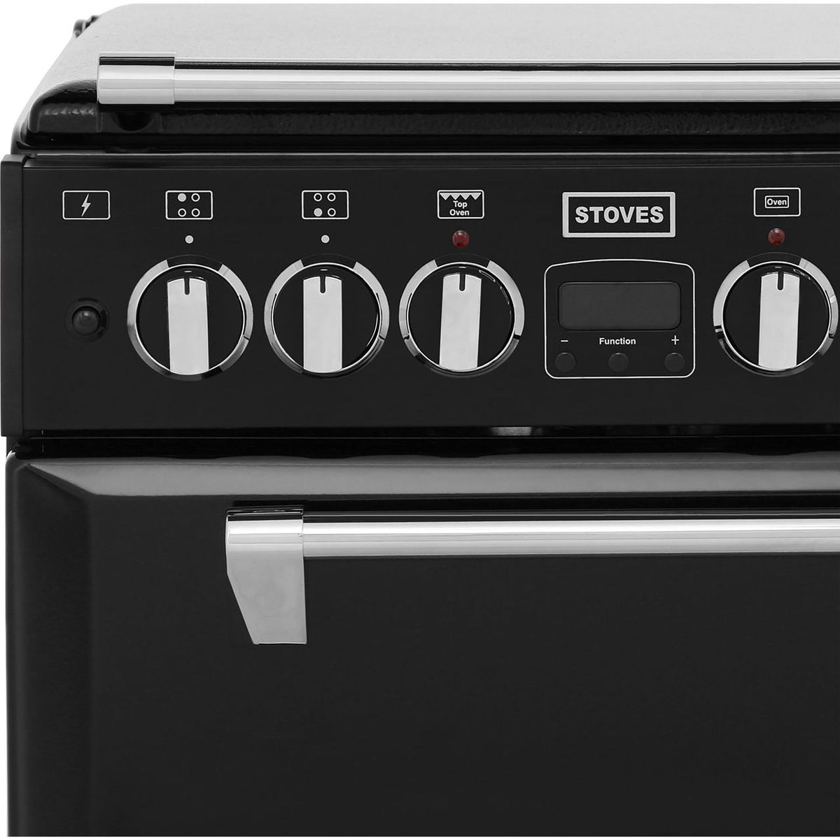 Stoves Mini Range RICHMOND550DFW 55cm Dual Fuel Cooker - Black - A-A Rated