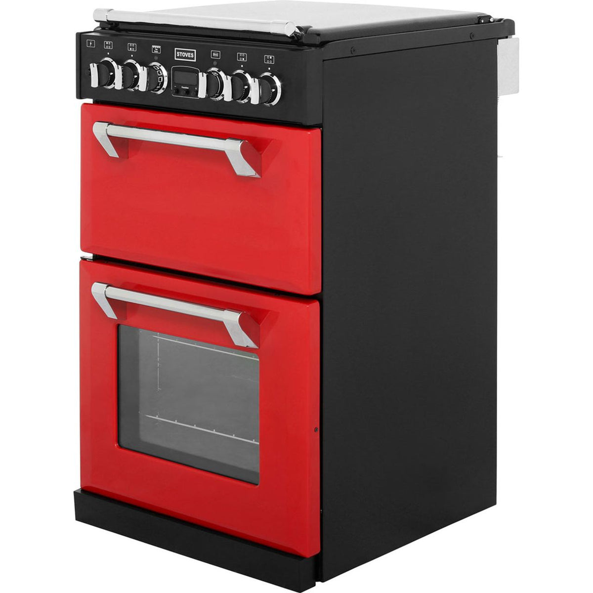 Stoves Mini Range RICHMOND550DFW 55cm Dual Fuel Cooker - Hot Jalapeno - A-A Rated