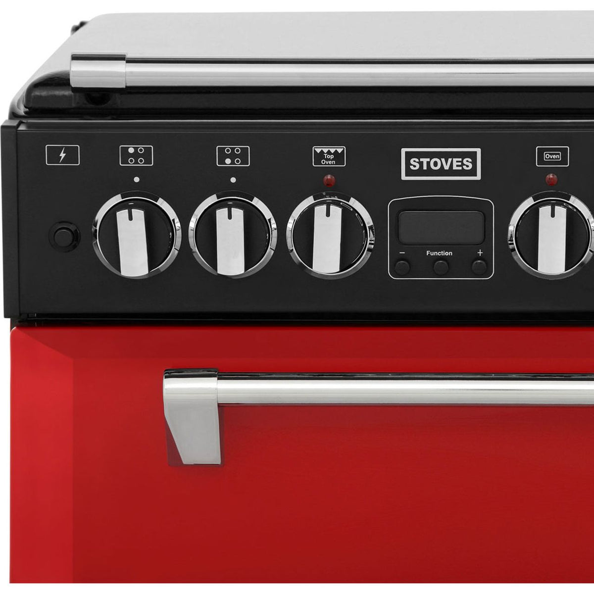 Stoves Mini Range RICHMOND550DFW 55cm Dual Fuel Cooker - Hot Jalapeno - A-A Rated