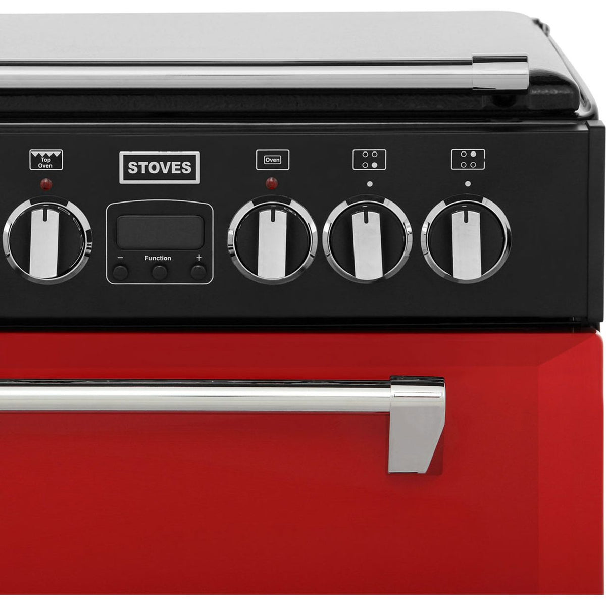 Stoves Mini Range RICHMOND550DFW 55cm Dual Fuel Cooker - Hot Jalapeno - A-A Rated