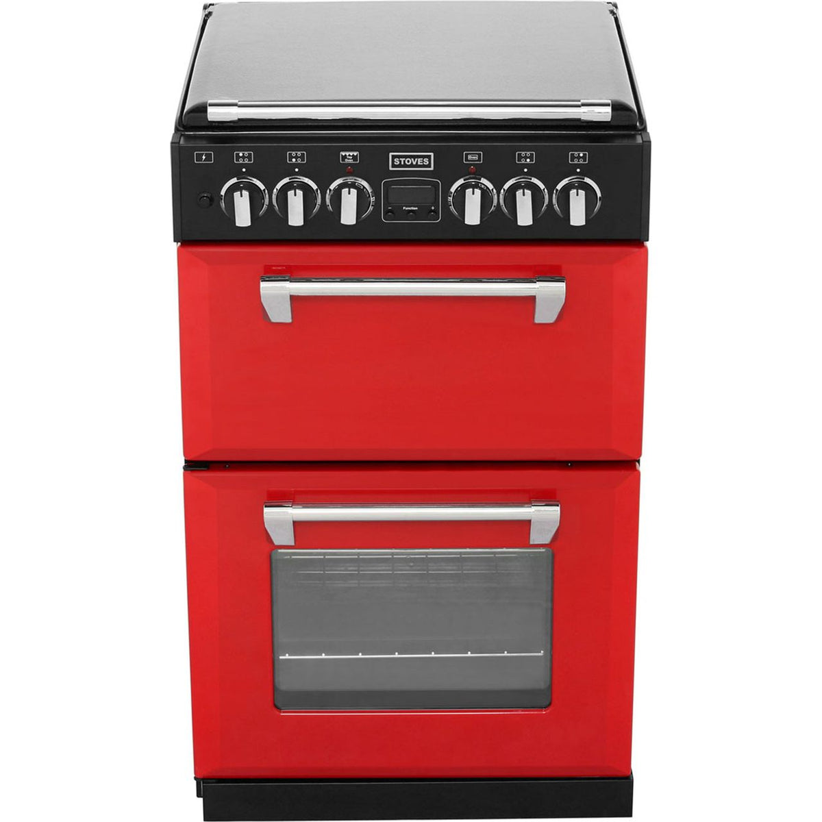 Stoves Mini Range RICHMOND550DFW 55cm Dual Fuel Cooker - Hot Jalapeno - A-A Rated