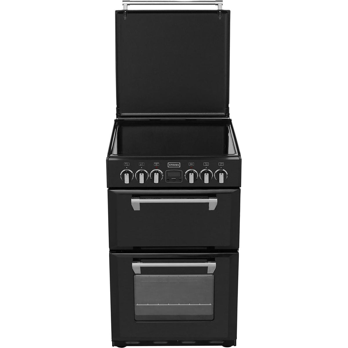 Stoves Mini Range RICHMOND550E 55cm Electric Cooker with Ceramic Hob - Black - A-A Rated