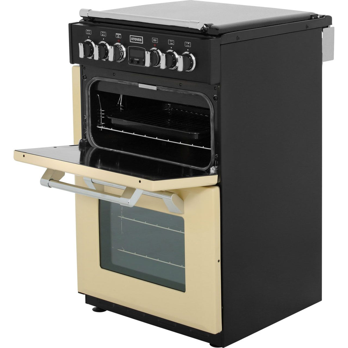 Stoves Mini Range RICHMOND550E 55cm Electric Cooker with Ceramic Hob - Champagne - A-A Rated