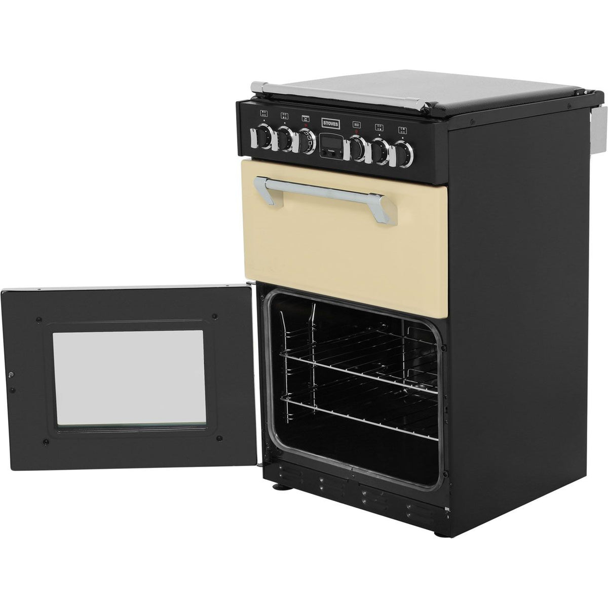 Stoves Mini Range RICHMOND550E 55cm Electric Cooker with Ceramic Hob - Champagne - A-A Rated