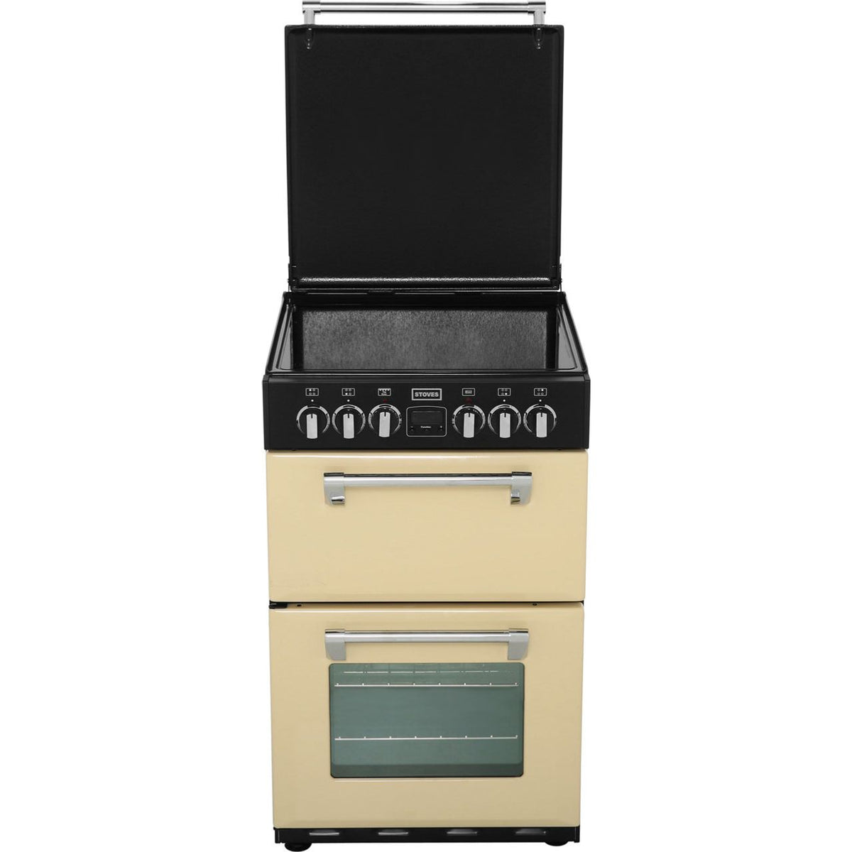 Stoves Mini Range RICHMOND550E 55cm Electric Cooker with Ceramic Hob - Champagne - A-A Rated