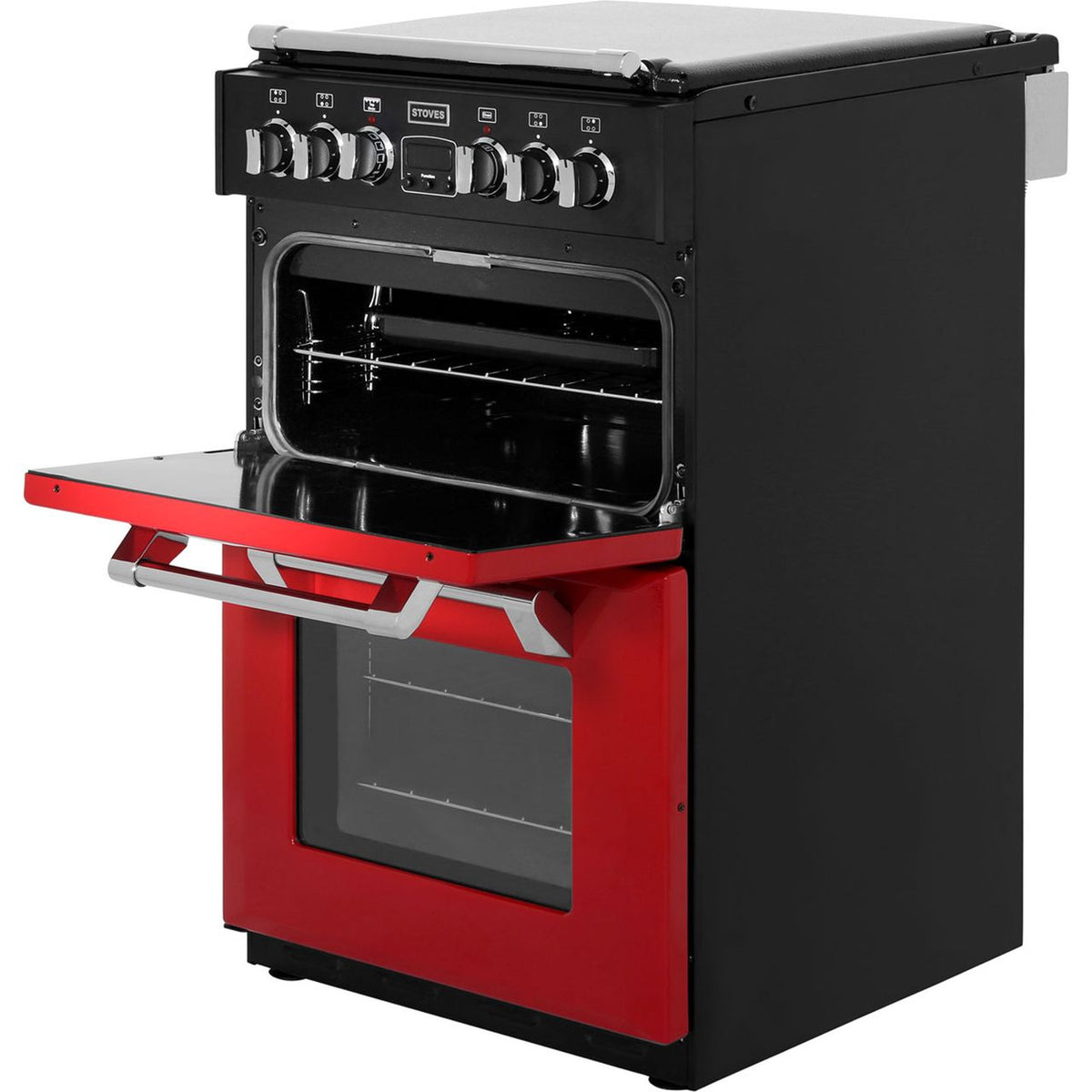 Stoves Mini Range RICHMOND550E 55cm Electric Cooker with Ceramic Hob - Jalapeno - A-A Rated