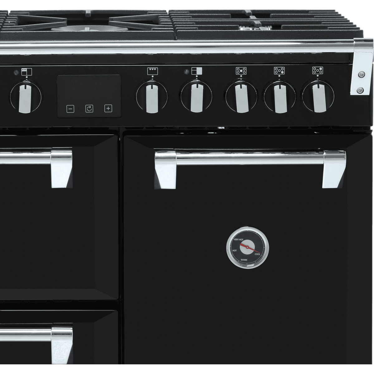 Stoves Richmond S900DF 90cm Dual Fuel Range Cooker - Black - A-A-A Rated