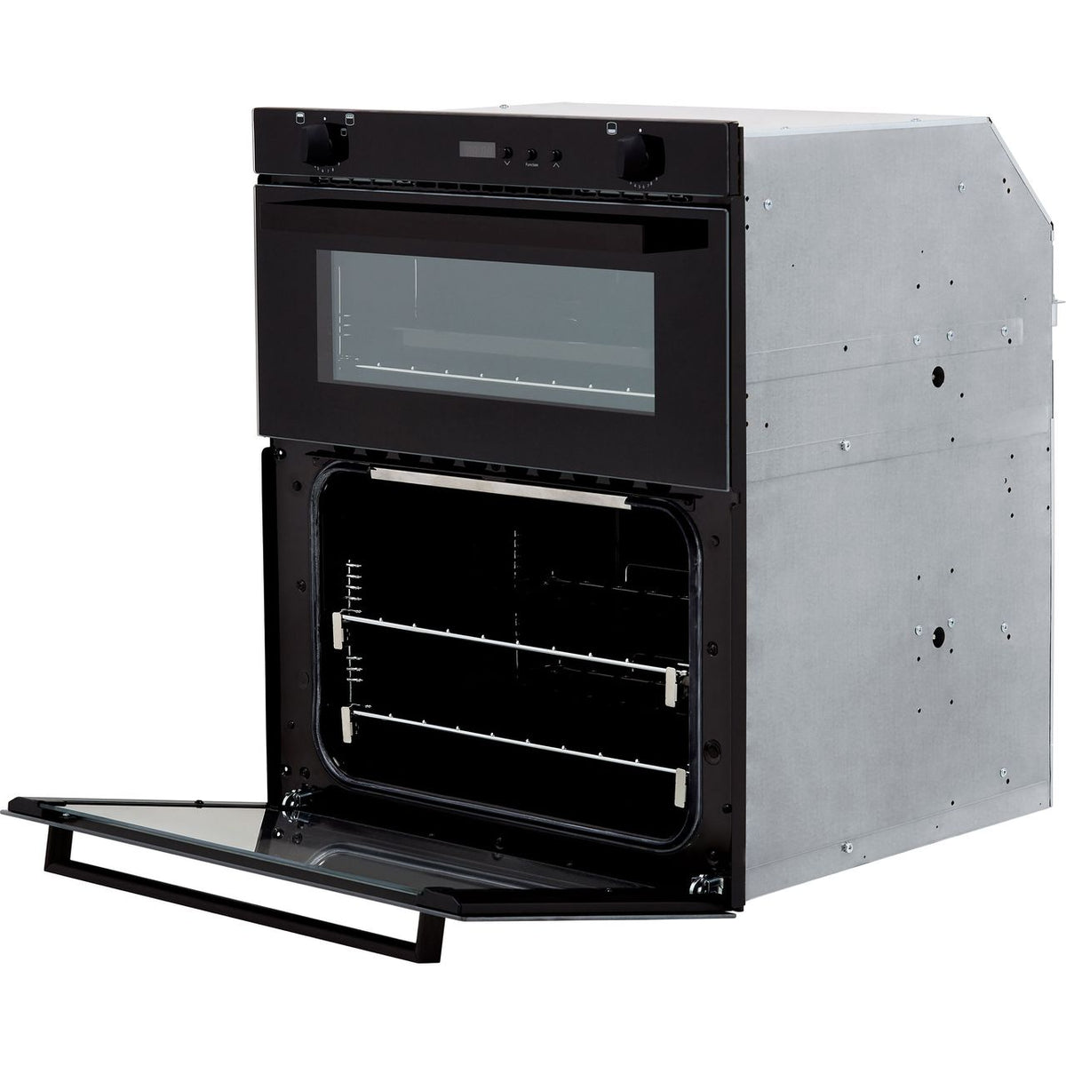 Stoves SGB700PS Built Under Gas Double Oven with Full Width Electric Grill - Black - A-A Rated