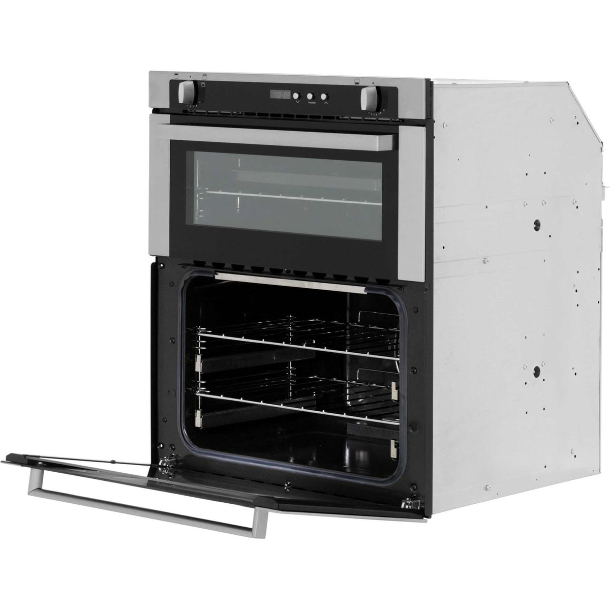 Stoves SGB700PS Built Under Gas Double Oven with Full Width Electric Grill - Stainless Steel - A-A Rated