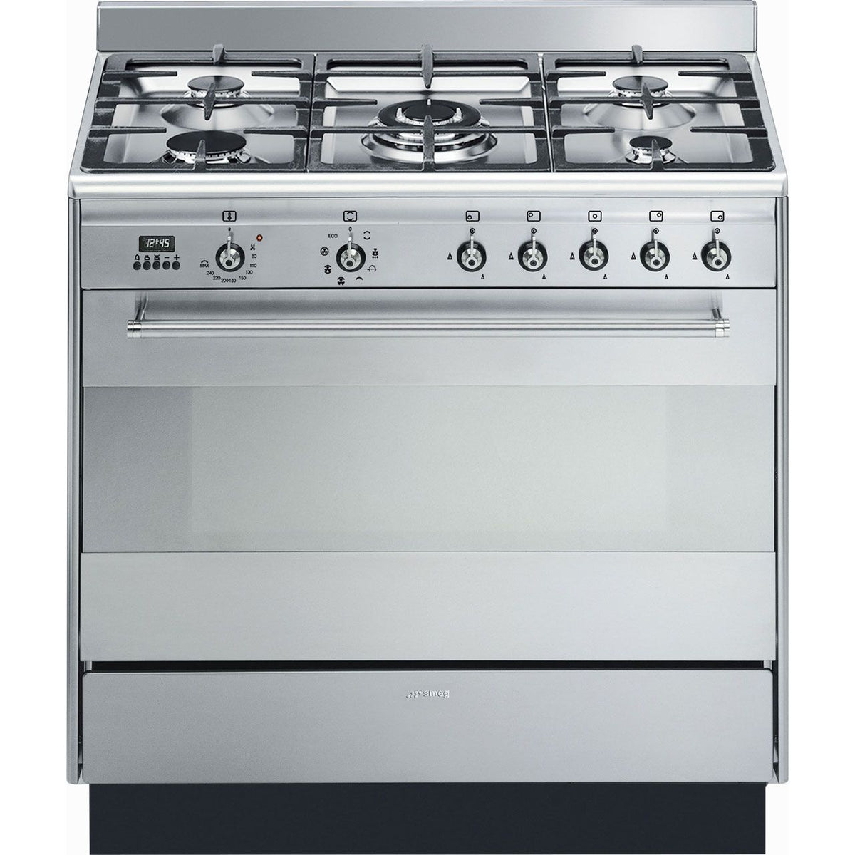 Smeg Concert SUK91MFX9 90cm Dual Fuel Range Cooker - Stainless Steel - A Rated