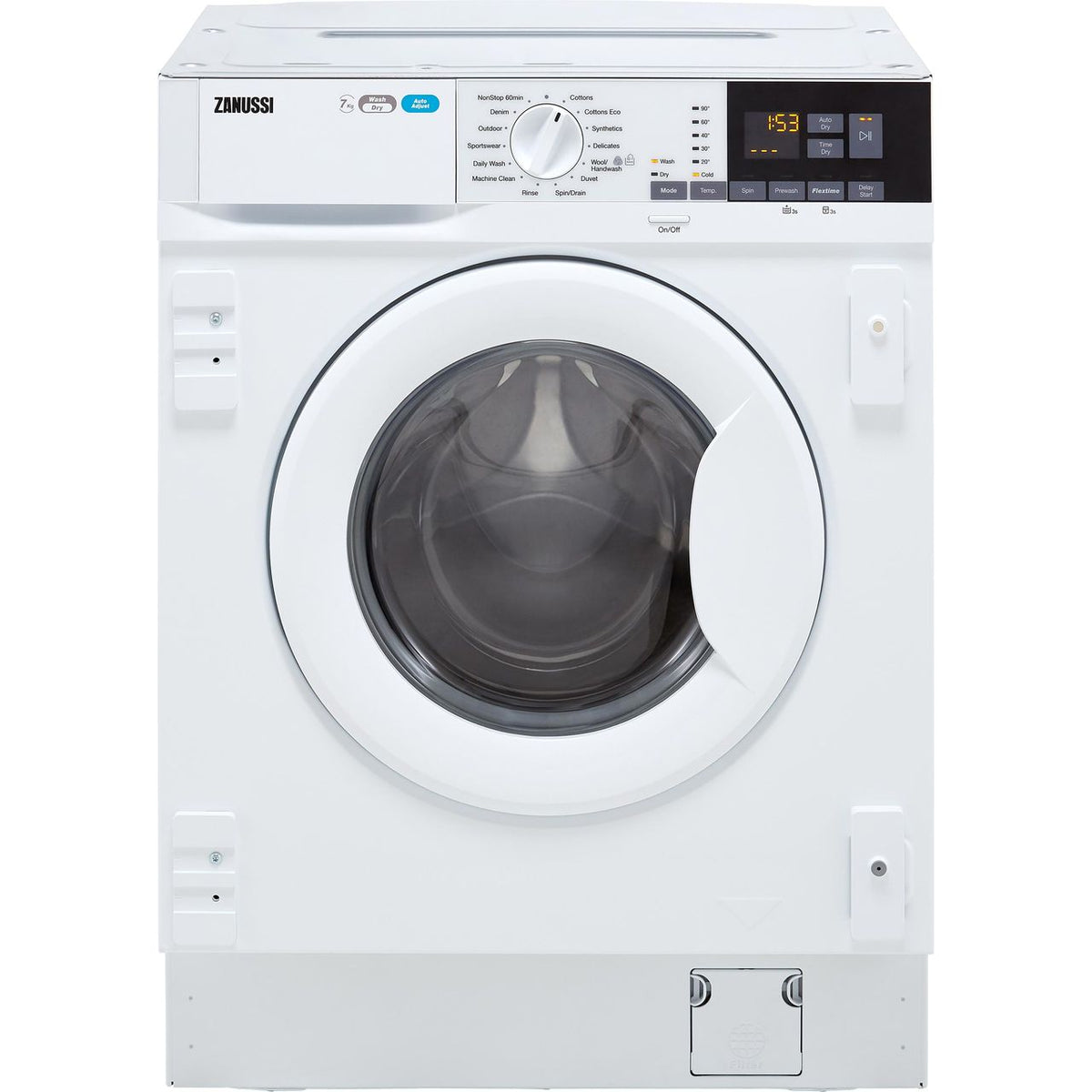 Zanussi Z716WT83BI Integrated 7Kg - 4Kg Washer Dryer with 1550 rpm - White - E Rated