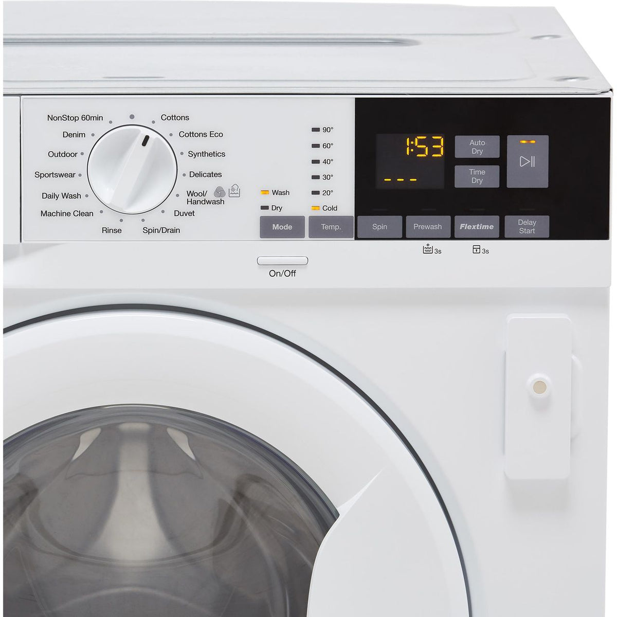 Zanussi Z716WT83BI Integrated 7Kg - 4Kg Washer Dryer with 1550 rpm - White - E Rated