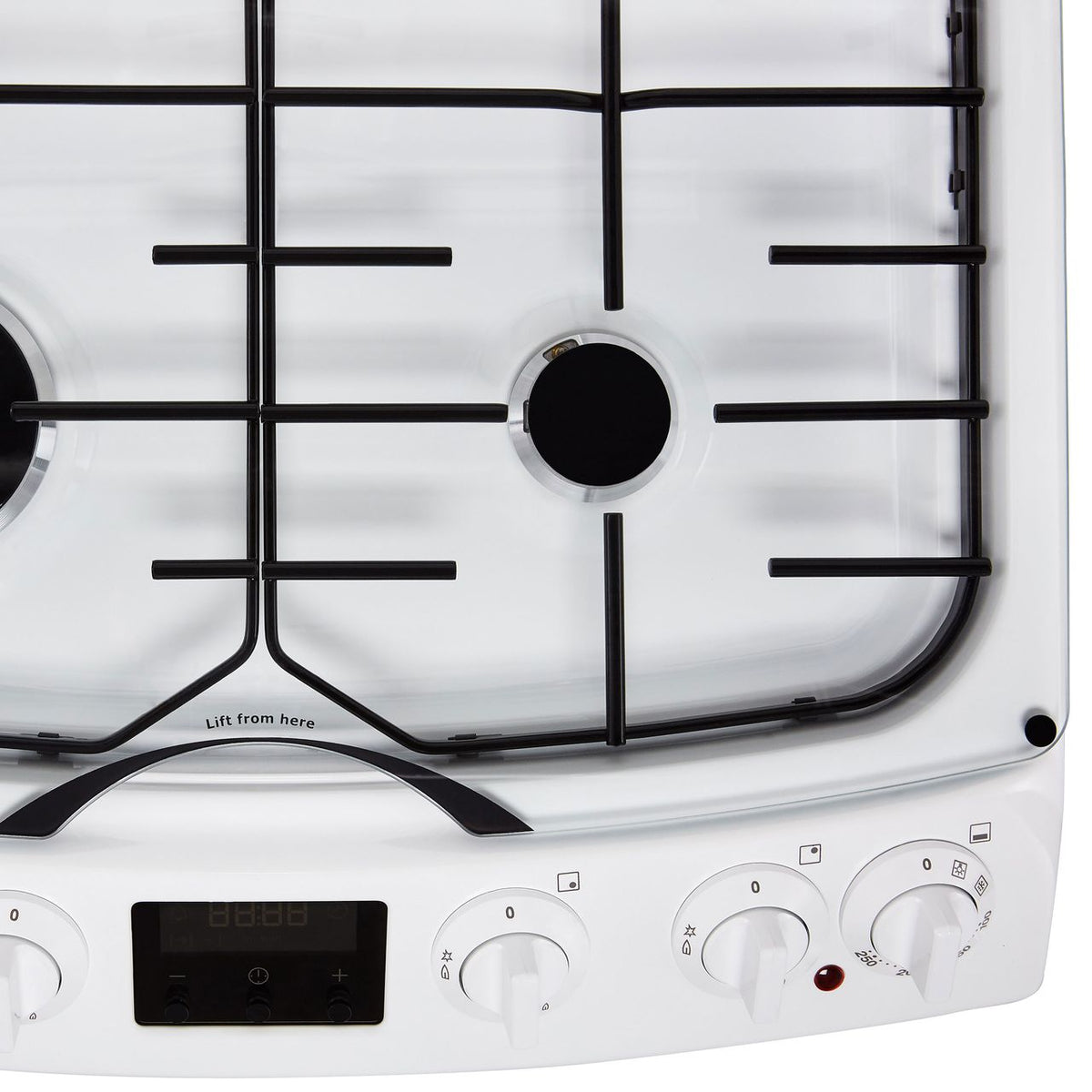 Zanussi ZCK66350WA 60cm Dual Fuel Cooker - White - A-A Rated