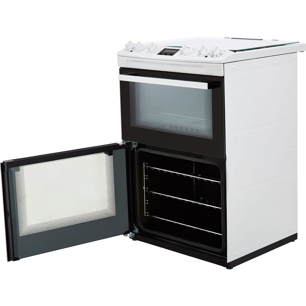 Zanussi ZCK66350WA 60cm Dual Fuel Cooker - White - A-A Rated