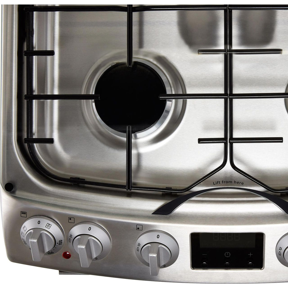 Zanussi ZCK66350XA 60cm Dual Fuel Cooker - Stainless Steel - A-A Rated