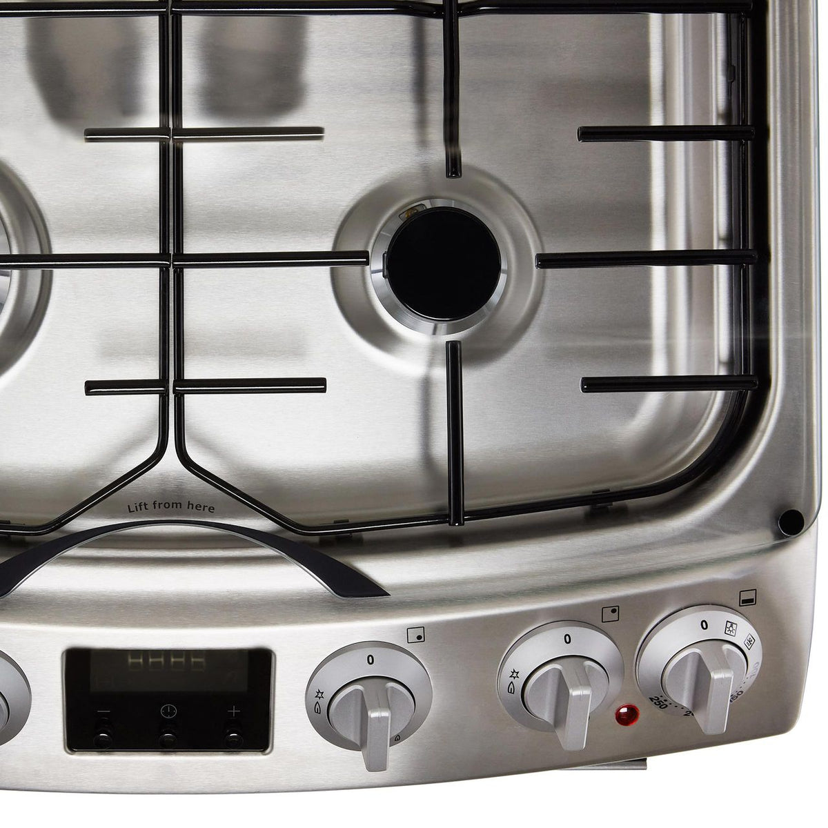 Zanussi ZCK66350XA 60cm Dual Fuel Cooker - Stainless Steel - A-A Rated