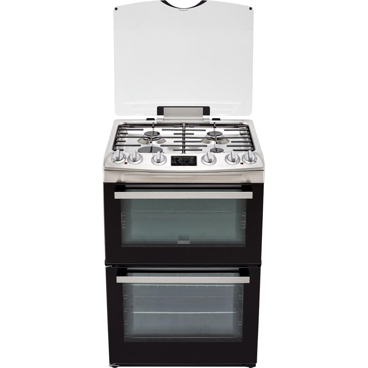 Zanussi ZCK66350XA 60cm Dual Fuel Cooker - Stainless Steel - A-A Rated