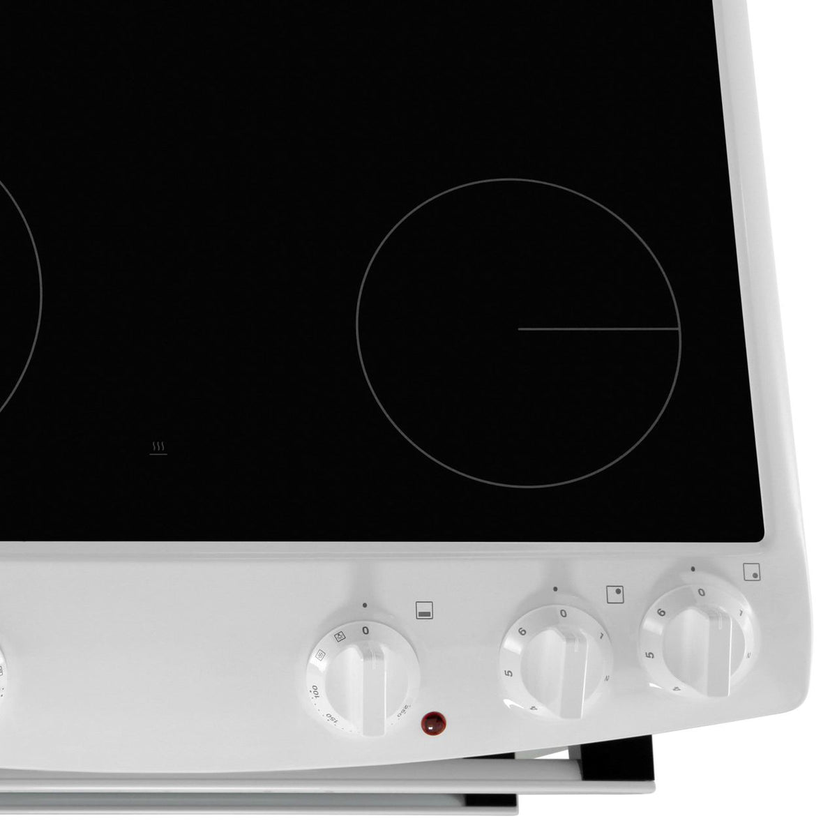 Zanussi ZCV66050WA 60cm Electric Cooker with Ceramic Hob - White - A-A Rated