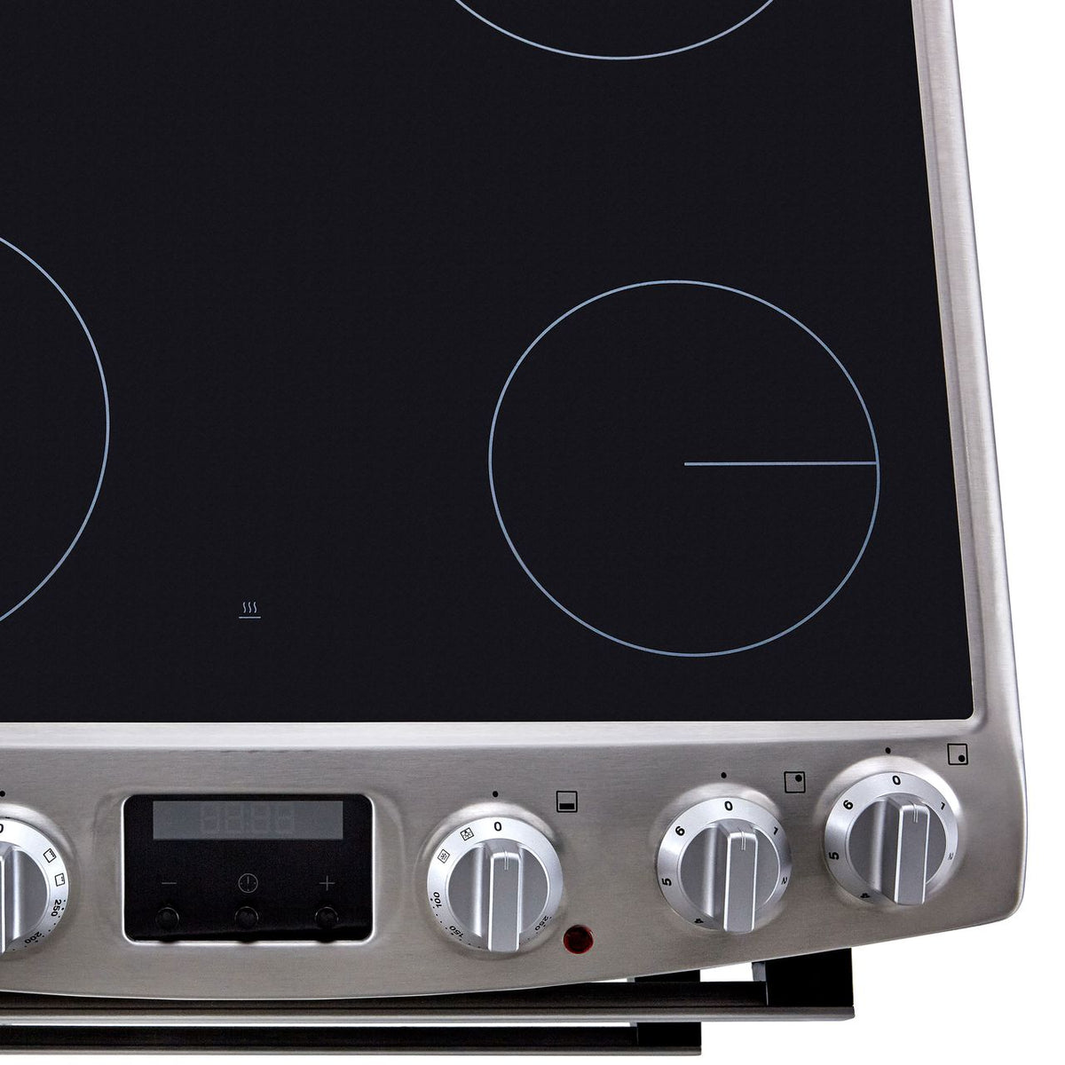 Zanussi ZCV66250XA 60cm Electric Cooker with Ceramic Hob - Stainless Steel - A-A Rated